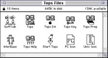 TOPS 2.0 + TOPS Terminal TCP/IP (1987)