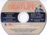 Pet Shop Boys - Nightlife US Tour Promo CD (1999)