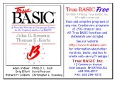True BASIC Free 2.72 (1998)