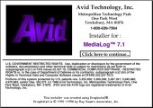 Avid MediaLog 7.1 (1998)