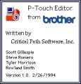 P-Touch Editor (Brother P-Touch) 1.0 (1994)