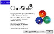 ClarisWorks 4.0/HomePage 2.0 Internet Edition CD (1995)