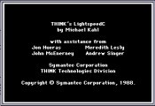 Symantec THINK's LightspeedC 3 (1988)