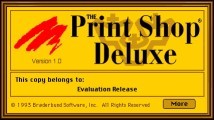 The Print Shop Deluxe 1.0 (floppy version) (1993)