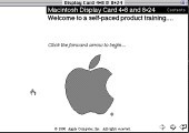 Macintosh Display Card 4•8 8•24 Product Training (1990)