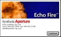 Fire Echo plugin (for After Effects or Photoshop) (2000)