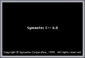 Symantec C++ 6.0 (1993)