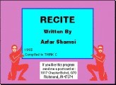 Recite (1993)