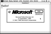 Microsoft Word 4.0 [nl_NL] (1989)