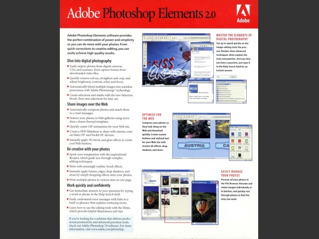 Adobe Photoshop Elements 2.0 (2002)