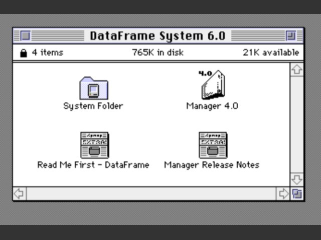 DataFrame System 6.0 (1989)