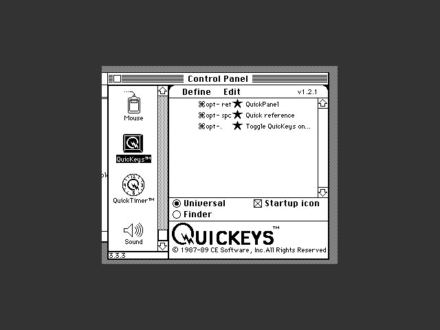 QuicKeys 3.5.3 (1997)