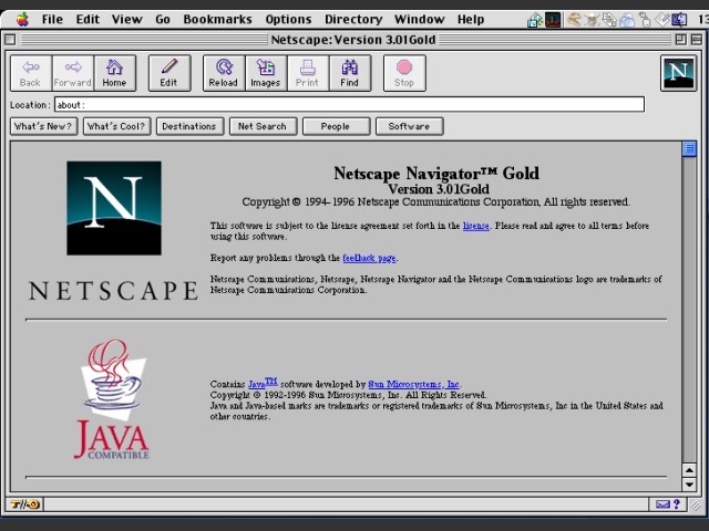 Netscape Navigator 3.x (Standard + Gold Edition) (1996)