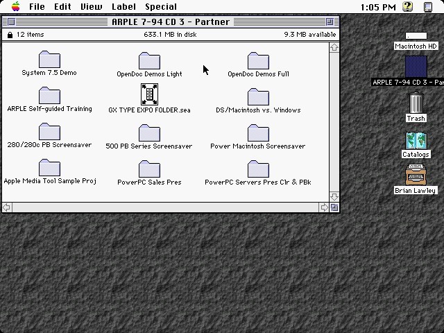 ARPLE July 1994 Partner Edition (contains Mac OS 7.5b4c5) (1994)