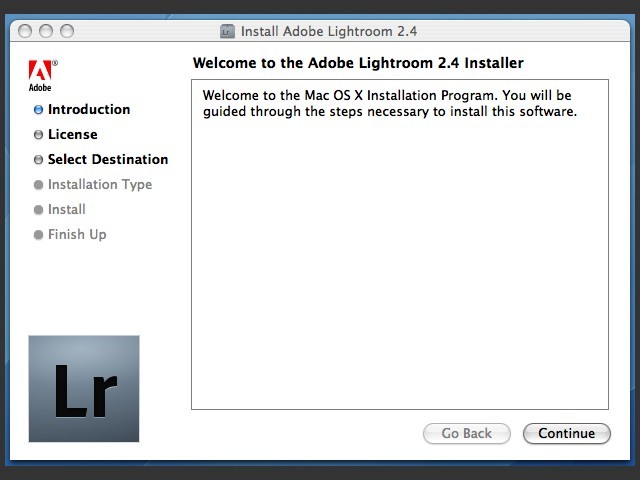 Adobe Lightroom 2.4 (2009)