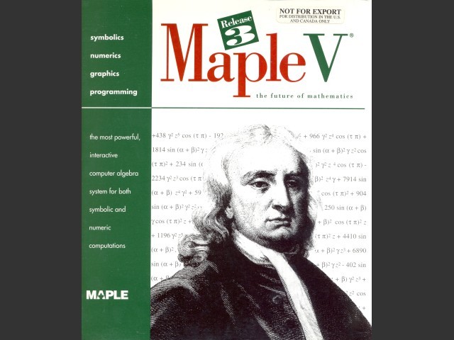 Maple V Release 3 (1994)