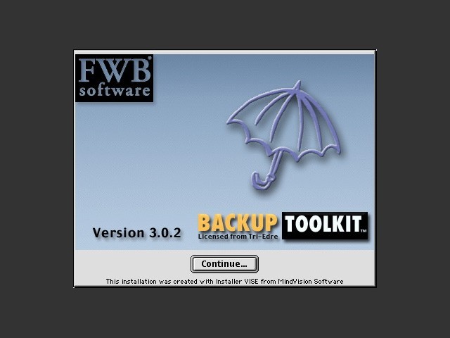 FWB BackUp ToolKit 3.x (2001)