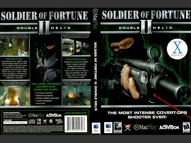 Soldier of Fortune II Double Helix - Full Game Cover 