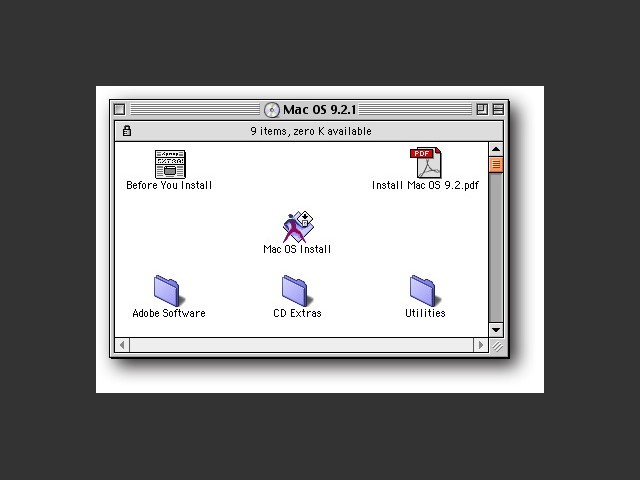 Mac OS 9.2.1 Universal (2001)