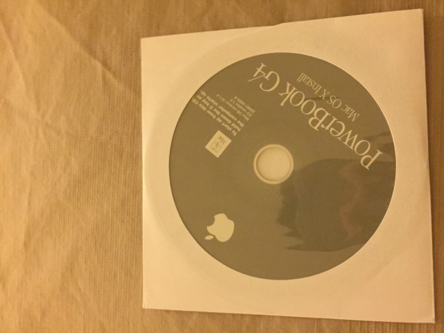 Mac OS X 10.1.4 (Disc 1.0) (PowerBook G4) (691-3560-A,2Z) (CD) (2002)