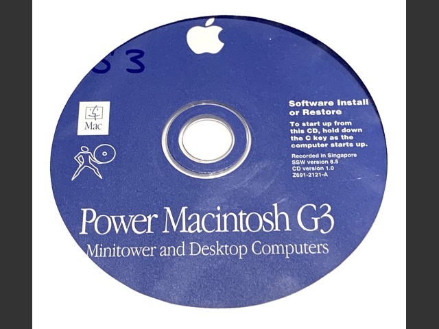 Power Macintosh G3 Minitower and Desktop Computers SSW 8.5, Z691-2121-A (0)