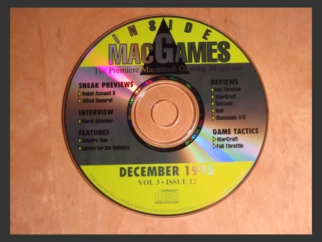 Inside Mac Games CD December 1995 (1995)