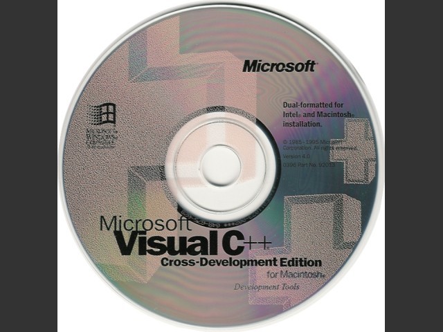 Microsoft Visual C++ 4.0 Cross-Development Edition for Macintosh (1995)