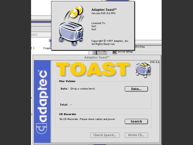 Toast DVD 3.6 (1997)