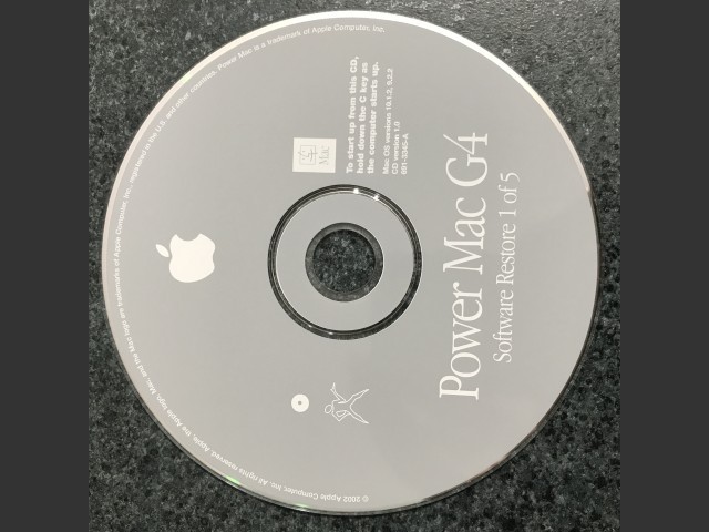 Mac OS 9.2.2 - Mac OS X 10.1.2 (G4) (691-3345-A) (CD) (2002)