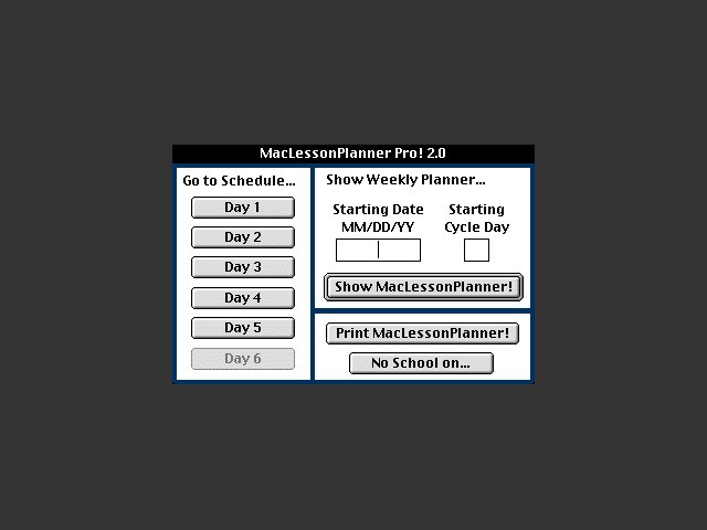 MacLessonPlanner Pro (0)