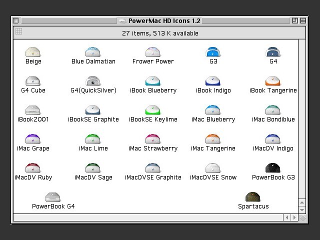 PowerMac HD icons 1.2 (2001)