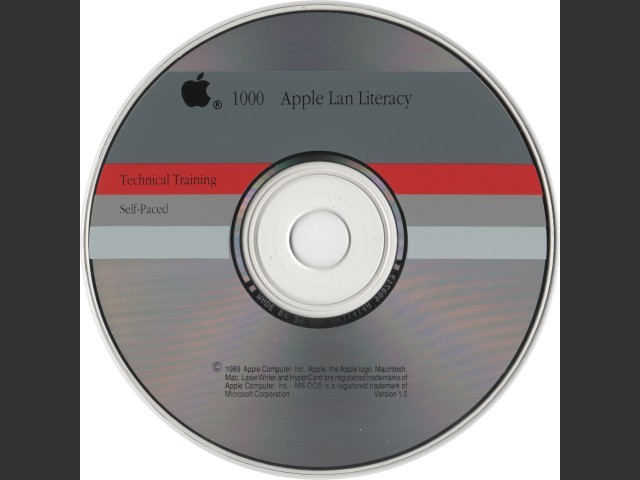 Apple LAN Literacy (1000 - Apple Technical Training) CD-ROM (1989)