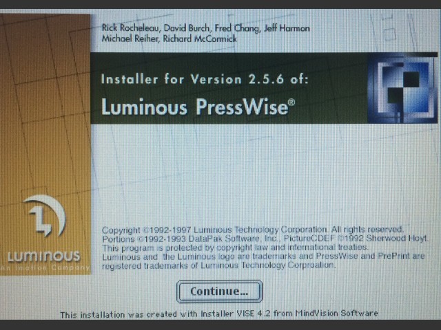 PressWise 2.5.6 + hardware key emu. (1997)