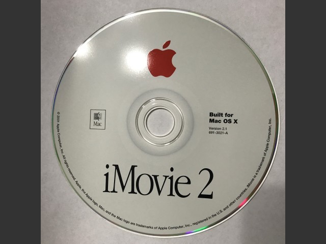 iMovie 2.1 (CD) (691-3021-A) (2001)