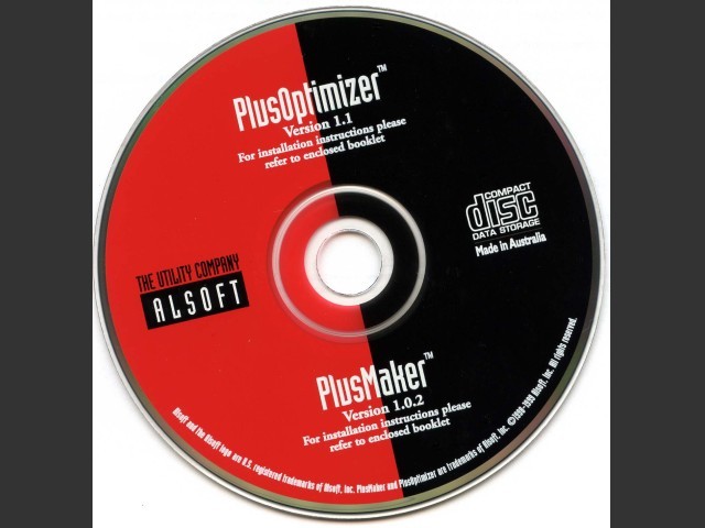PlusOptimizer & PlusMaker CD-ROM (1998)
