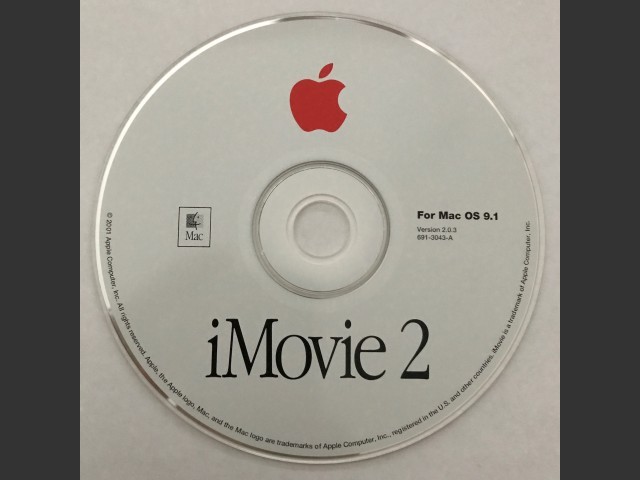 iMovie 2.0.3 (CD) (691-3043-A) (2001)