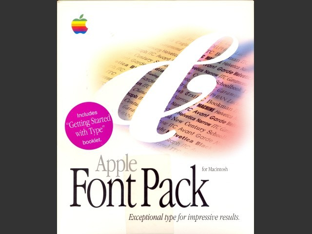 Apple Font Pack (1992)