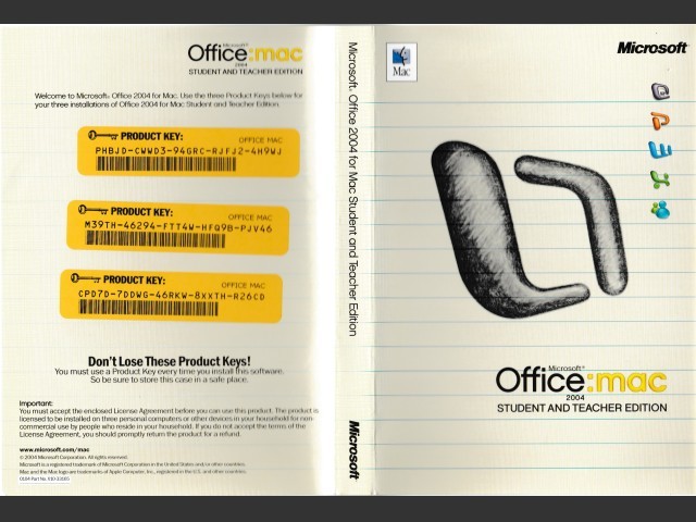 Microsoft Office 2004 Student and Teacher Edition (2004)