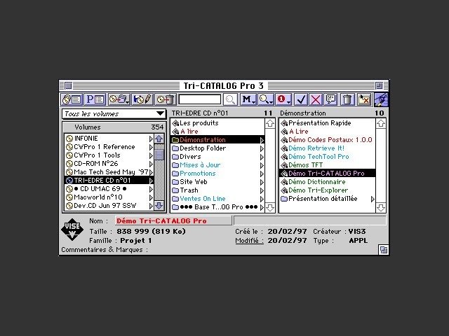 Tri-CATALOG Pro (1998)