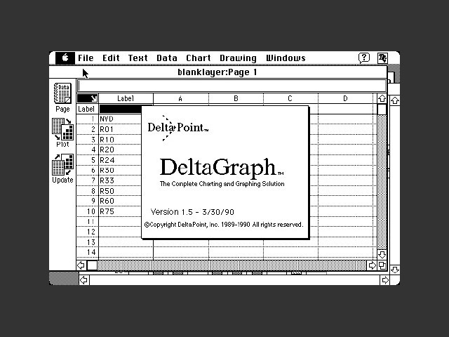 DeltaGraph 1.5 (1990)