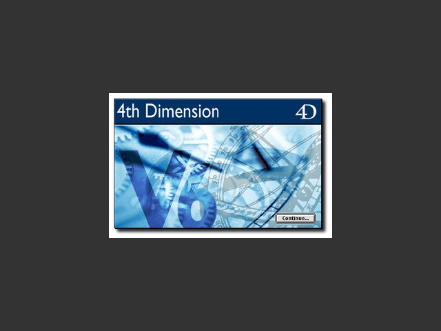 4th Dimension 6.0.6 (1998)