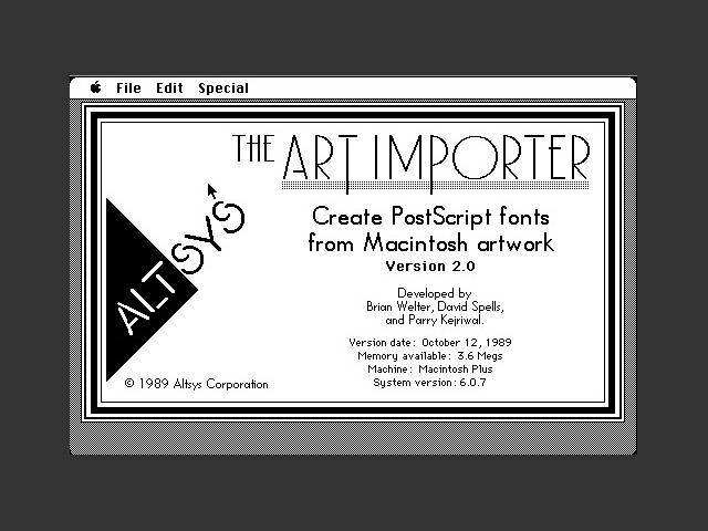 Art Importer 2 (1989)