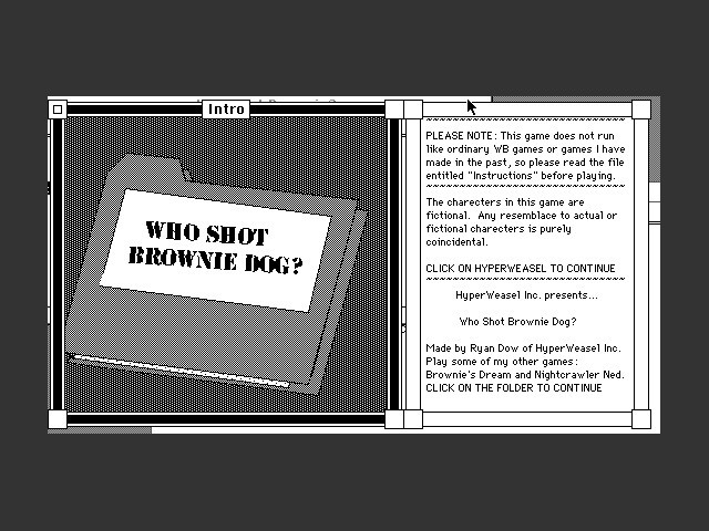 Who Shot Brownie Dog? (0)