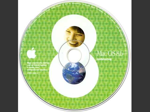 Mac OS 8.6 Update (CD) [da_DK] (1999)