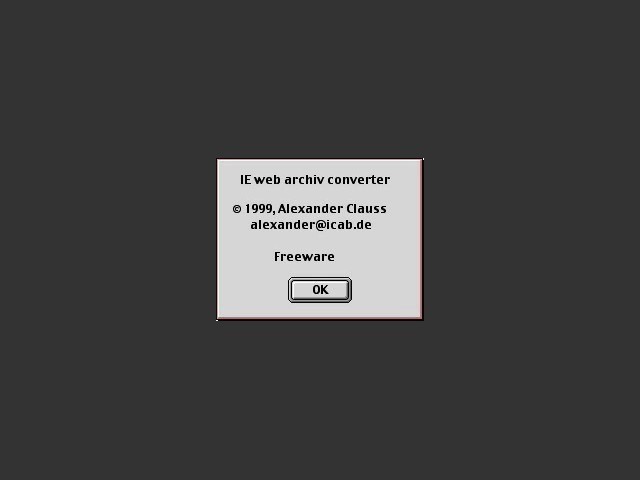 Web Archive Converter (1999)