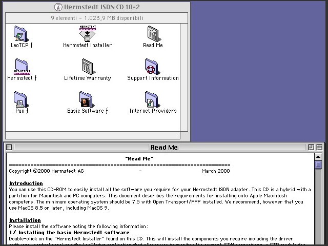 Hermstedt ISDN CD 10-2 for LEONARDO Isdn Card (2000)