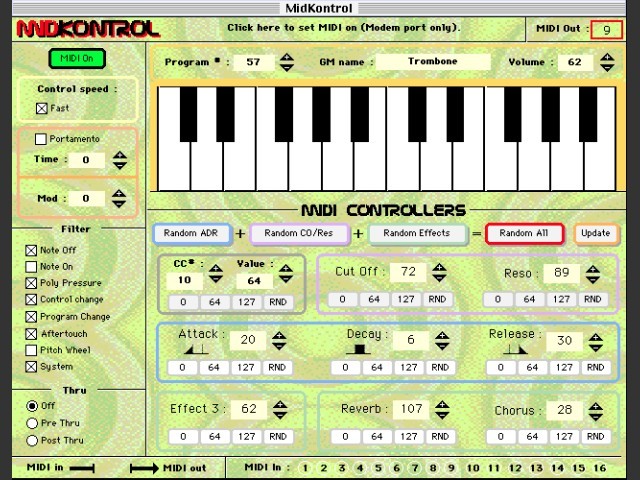 NeoMIDI MIDKontrol & MIDSensor (1999)