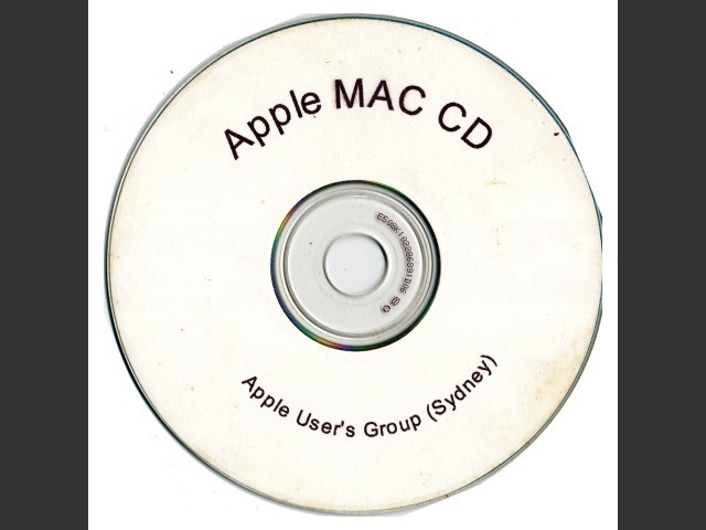 Apple MAC CD Apple User's Group (Sydney) (1998)