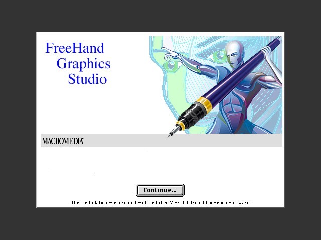 Macromedia FreeHand Graphics Studio 7 (1996)