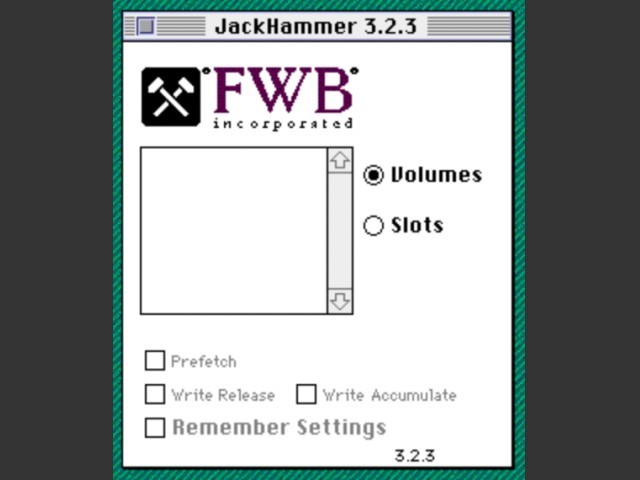 FWB JackHammer SCSI NuBus Driver 3.2 and 3.2.3 (1994)